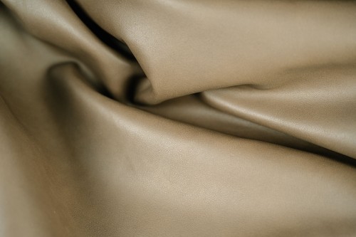 Natural milled nappa leather